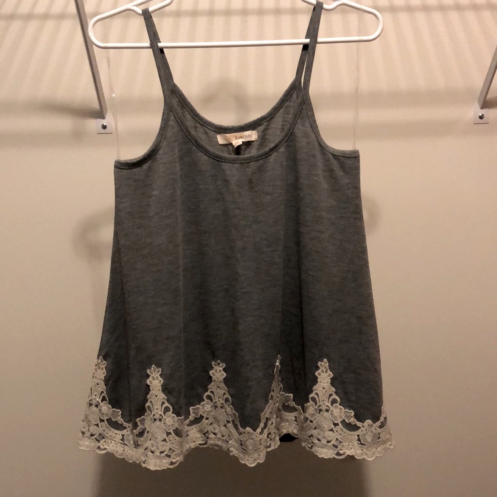 Womens medium grey tank top from Rewind